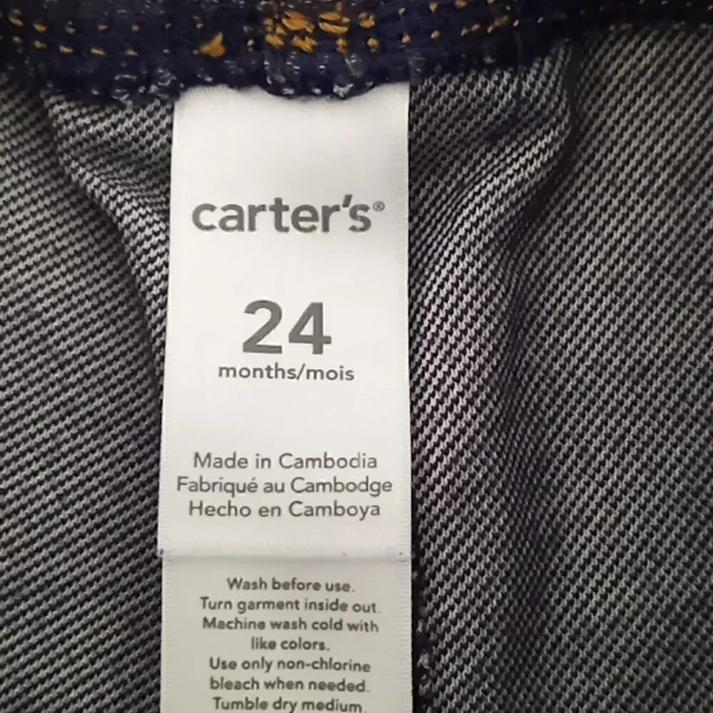 Carter's little girls jeggings size 24 months